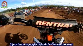 KING COBRA 65CC FINAL VALLENCIA BUKIDNON MOTOCROSS COMPETITION 2024 [upl. by Pembrook16]