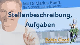 Stellenbeschreibung Aufgaben [upl. by Ciccia223]