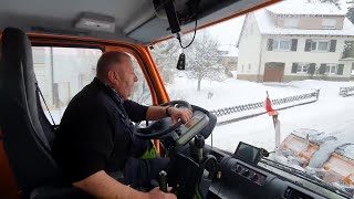 Winterdienst in Meßstetten Dauereinsatz für den Bauhof [upl. by Tamarah]