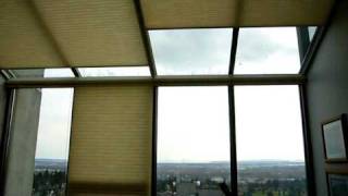 Hunter Douglas Motorized Duette Skylight Shades [upl. by Nizam]