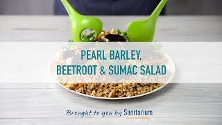 Pearl Barley Beetroot amp Sumac Salad [upl. by Solnit]