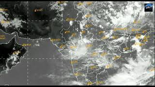 Indian Weather Satellite Image Today Live Update  India Weather imd [upl. by Nnauol106]