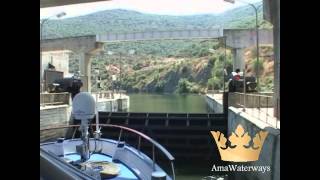 AmaWaterways Trip Down Douro River in Portugal on European River Cruise amp Visit to Casa de Mateus [upl. by Kolosick]