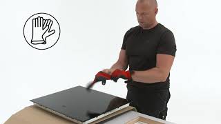 How to install your AEG Radiant Hob  Worktop installation [upl. by Yenaffit]