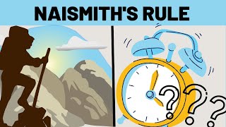 Naismiths Rule Explained [upl. by Markson]