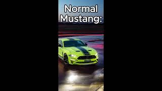 Normal Mustang Vs Carbon Fiber Mustang Edit edit car mustang carbonfiber [upl. by Aynosal]