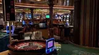 Royal Caribbean Serenade of the Seas Cruise Ship Casino Royale Tour [upl. by Arotak]