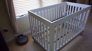 Babyletto Modo 3 in 1 convertible crib assembly  Timelapse [upl. by Dud]