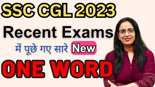 One Word Substitution asked in SSC Exams  for CGL CUET and Competitive Exams 2023  By Rani Maam [upl. by Annmaria]