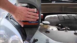 GMC Acadia Radiator Antifreeze Coolant Fill How to check and fill a radiator [upl. by Toille]