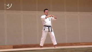 Seisan Matsumura kata Shorin ryu Higa Kōyū sensei セーサン 「松村」型 小林流 比嘉康雄 先生 [upl. by Lolly]