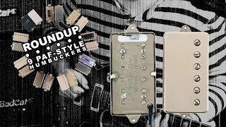 DIMARZIO DP103N amp DP223FN PAFStyle Humbucker Roundup [upl. by Nylqcaj]