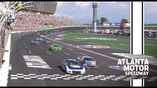 Hometown boy Chase Elliott wins thrilling race at Atlanta  NASCAR [upl. by Mazur89]