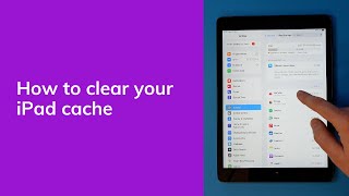 How To Clear an Apps Cache on an iPad [upl. by Annazor268]