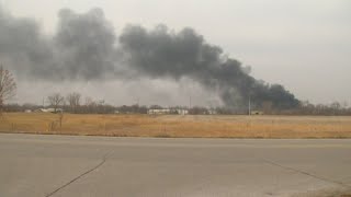 Fire out at Marengo Iowa plant where explosion injured several [upl. by Zennas427]