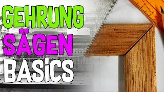 Gehrung sägen Basics [upl. by Ecnal]