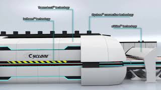 LandGlass Cyclone Glass Tempering Furnace unveiled [upl. by Idnahs]