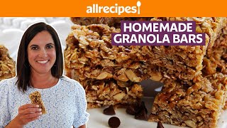 How to Make Homemade Granola Bars  Get Cookin’  Allrecipes [upl. by Esya]