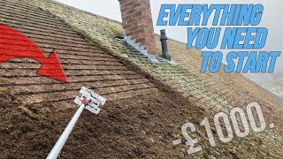 ROOF CLEANING Everything You Need To Start Your Business UK [upl. by Nosa289]