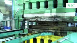 Compression molding at SIC Hungary Rubber Manufacturing [upl. by Prosperus]