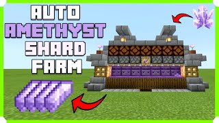 How To Build An Amethyst Shard Farm In Minecraft Bedrock MCPEXboxPS4SwitchWindows10 [upl. by Eidna]