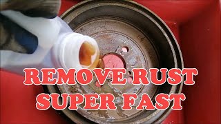 Effective Ways to Get Rid of Rust on Brake Drums Fast  muriatic hydrochloric acid [upl. by Martin75]