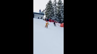 Fabio Wibmer Backflip vom Starthaus der Streif why not 🔥 [upl. by Ettenal]