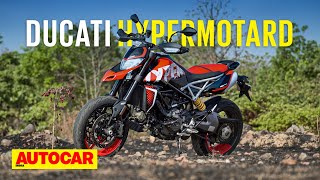 Ducati Hypermotard 950 RVE review  Madness  First Ride  Autocar India [upl. by Birkner233]