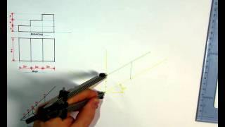 Isometric Drawing using the Isometric Scale [upl. by Nikolas]