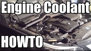 BMW 5 Series HOWTO Add Coolant [upl. by Brunella]