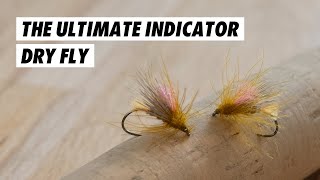 The Ultimate Dry Dropper Indicator Caddis DRY FLY Pattern  Fly tying tutorial [upl. by Aira456]