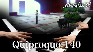 EVANGELION 30quotYOU CAN NOT REDOquot  Quiproquo 140 piano 3EM18 【4K  HiRes Audio】 [upl. by Carnay]