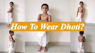 How to Wear Dhoti for Special Occasions and Festivals [upl. by Amara285]