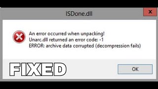 How To Fix ISDonedll Error During Game Installations For All Big GamesHD [upl. by Jayson190]