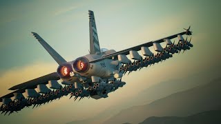 Supreme Hornet Beast Mode 48 Target LAGM Mod Ace Combat 7 Mod [upl. by Amis949]