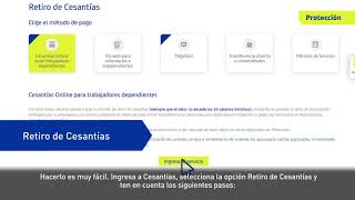 Conoce cómo retirar tus Cesantías Online [upl. by Eneleoj213]