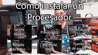 Como instalar un procesador en una computadora para gaming [upl. by Nol]