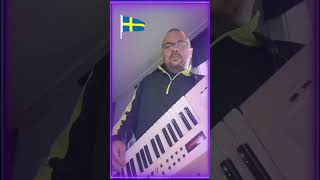 Du gamla du fria Sveriges nationalsång live på Roland AX Edge sverige sweden musik svenskmusik [upl. by Iilek]