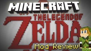 Minecraft LEGEND OF ZELDA ZeldaCraft 2 Mod Review [upl. by Fesoj122]