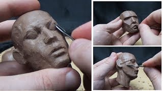 Sculpting Timelapse  HEAD MODELING tutorial [upl. by Cohe462]