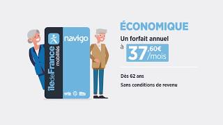 Nouveau pour les voyageurs de 62 ans et   le Navigo Annuel Tarification Senior [upl. by Dimo]