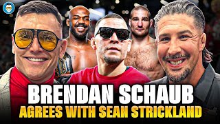 Brendan Schaub Updates “No Issue” with Nate Diaz [upl. by Russo]