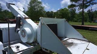 2009 Midsouth 4MSD12 Gas Powered Wood Chipper SN 8579 Operating [upl. by Goth587]