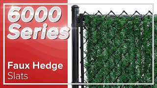 Fenpro Natural Hedge Slat Privacy Fence [upl. by Nomelihp]