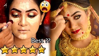 I WENT TO THE BEST REVIEWED BRIDAL MAKEUP ARTIST IN INDIA  KOLKATA  NILANJANA [upl. by Nolek]