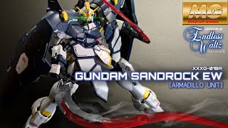 PBandai MG Gundam Sandrock EW Armadillo Unit Review [upl. by Lig734]