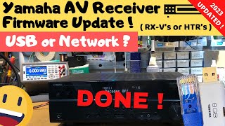 How to reset the Yamaha RXV571 AV Receiver [upl. by Anirdnajela281]