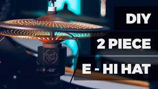 2 Piece Dual Zone Electronic HiHat DIY Build [upl. by Adnic]