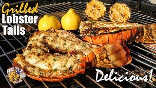 Grilled Lobster Tails Recipe  Lobster Tail  Weber Kettle [upl. by Alexandra]