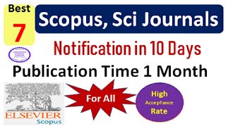 10 days Scopus and Sci Elsevier Journals Notification  Fast Publication quickpublicationjournals [upl. by Atinram]